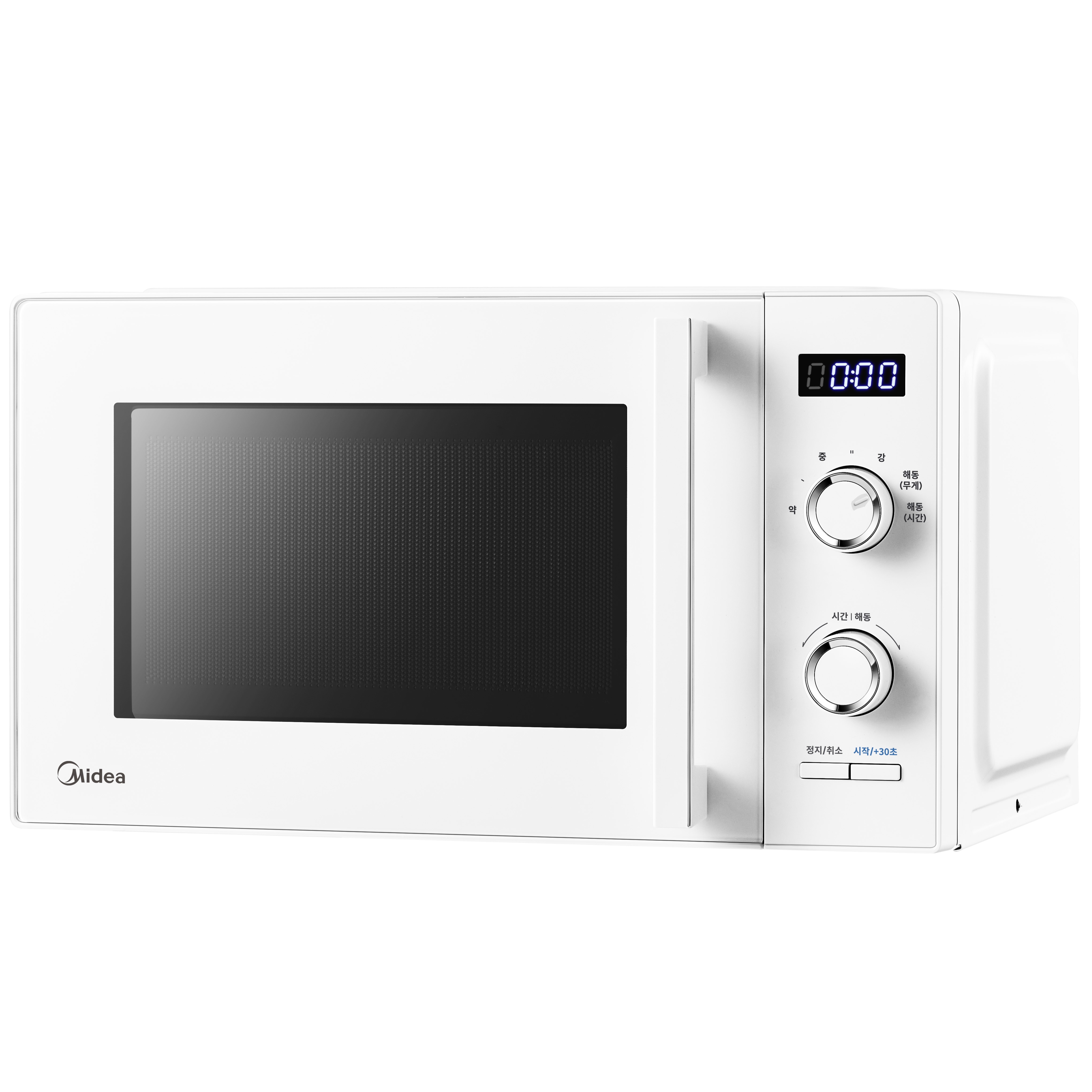 Media Non-rotating Flat Microwave Dial Type White 23L