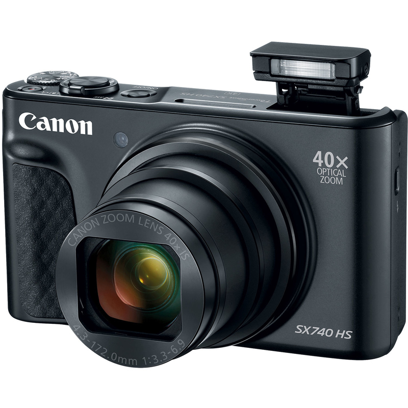 Canon PowerShot SX740 HS Digital Camera (Black)  